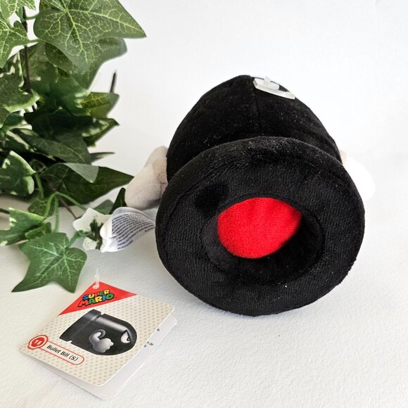 Brand NEW Super Mario Bros Bullet Bill 6" Soft Plush Toy - Picture 3 of 3